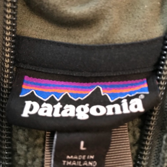 Patagonia large green quarter zip pullover - Picture 3 of 5